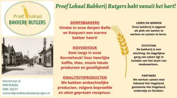 Proeflokaal Bakkerij Rutgers
