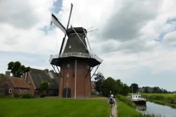 De grote molen bij Kantens