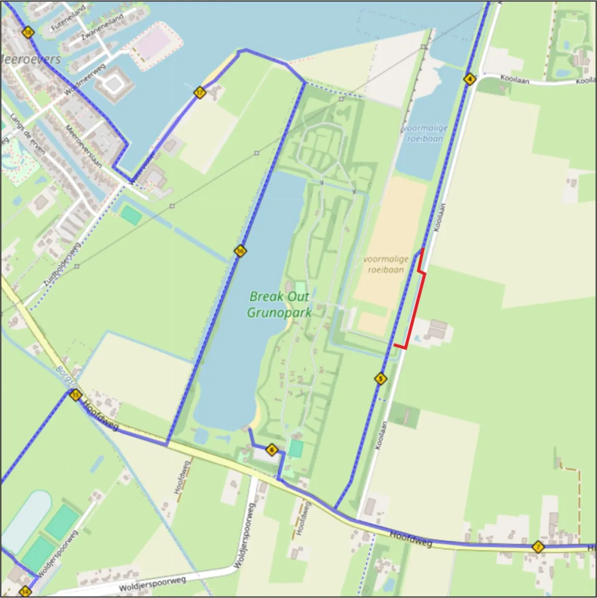 routewijziging etapperonde 6
